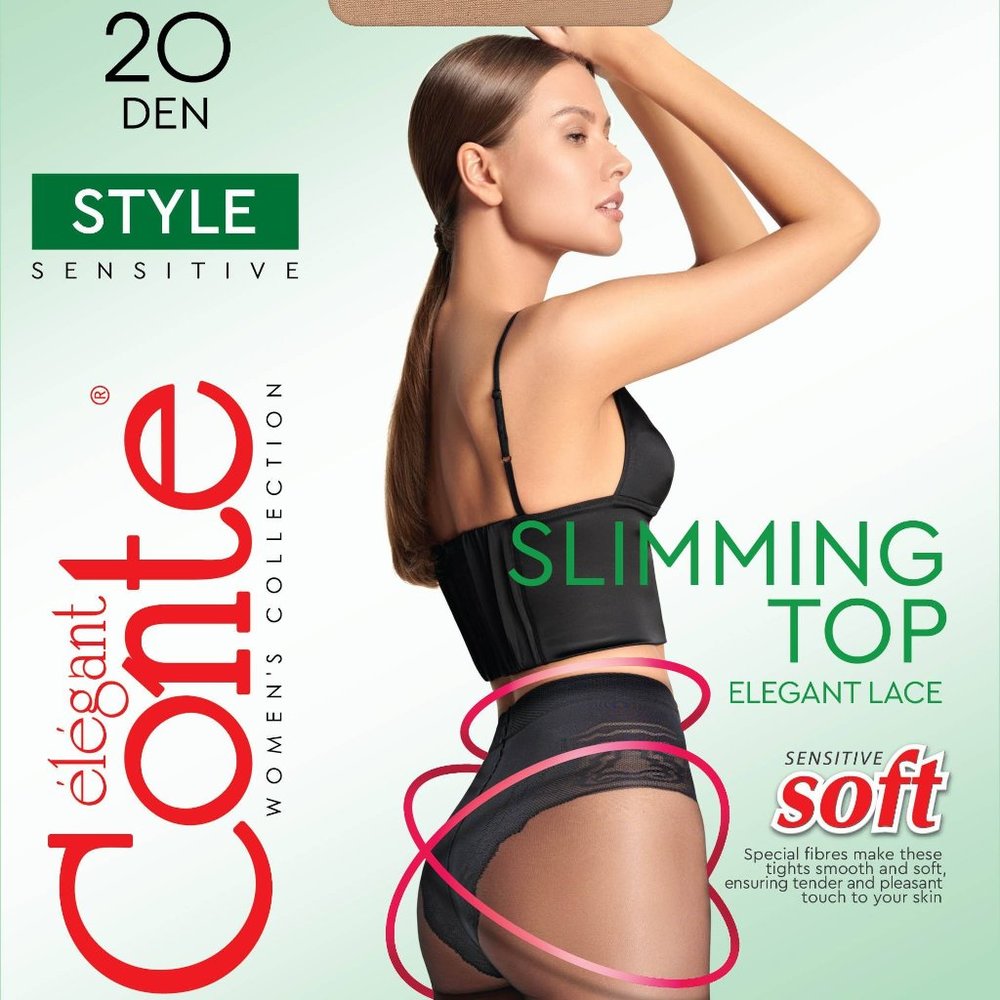 Conte Style Soft 20 Den - Modelling Bikini Shaping Women's Tights (8С-73СП)